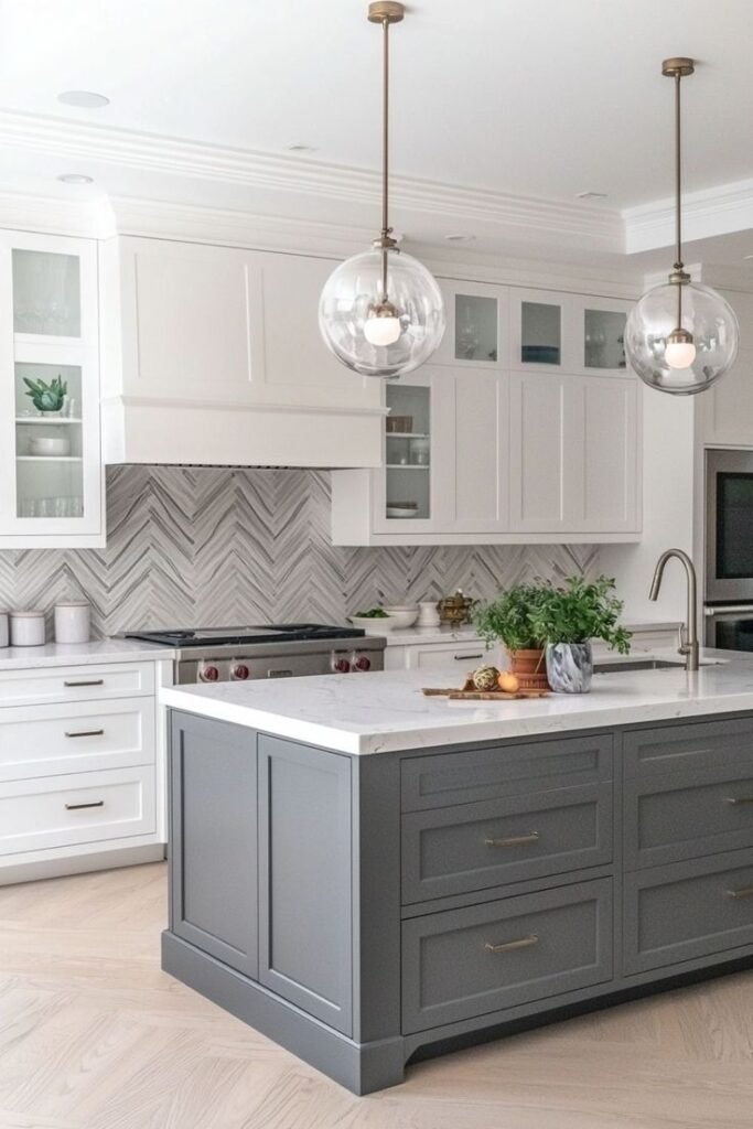 two tone kitchen cabinets Miami